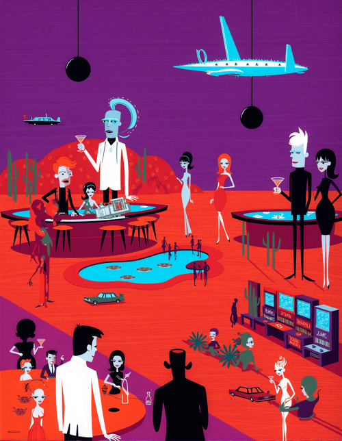 Josh Agle (SHAG) Style by Kappa_Neuro on Tensor.Art