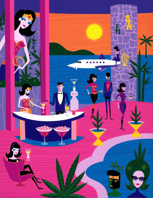 Josh Agle (SHAG) Style by Kappa_Neuro on Tensor.Art