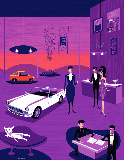 Josh Agle (SHAG) Style by Kappa_Neuro on Tensor.Art