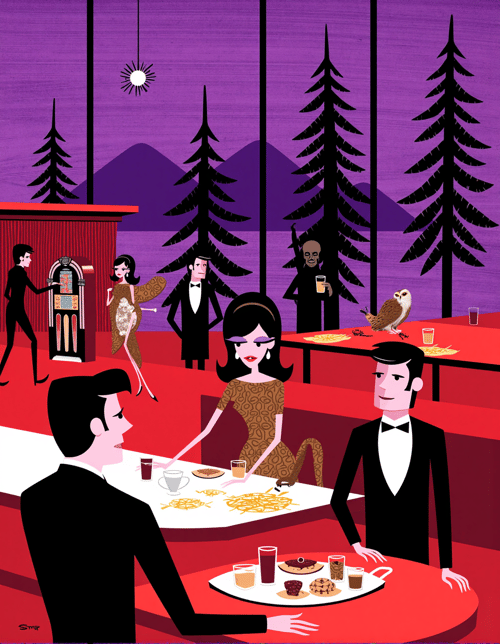Josh Agle (SHAG) Style by Kappa_Neuro on Tensor.Art