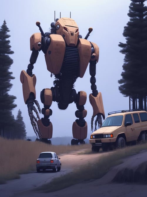 Simon Stålenhag Style by Kappa_Neuro on Tensor.Art