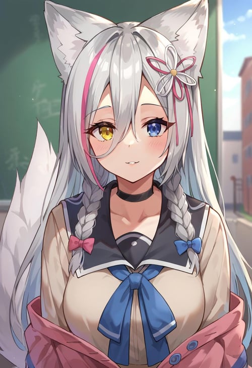 Hinagiku Ronomiya (狼ノ宮ヒナギク) - Vtuber [Pony] by SFCProJunior on Tensor.Art