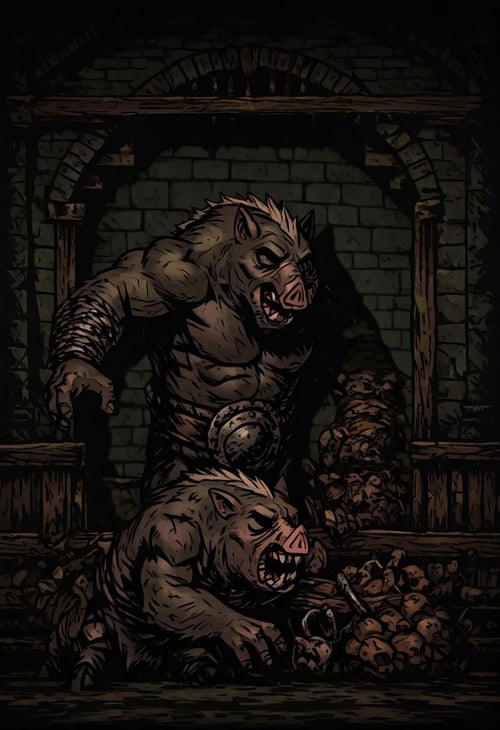 Warrens - Backgrounds & Beastman | Shrekman Darkest Dungeon Loras by Shrekman17 on Tensor.Art