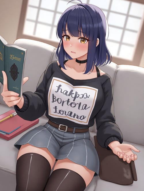 Barefoot Comix Anime Girl  by Mudge on Tensor.Art