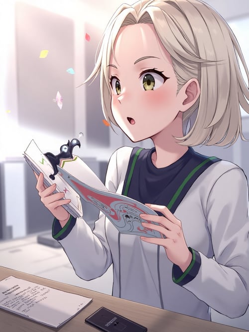 Barefoot Comix Anime Girl  by Mudge on Tensor.Art