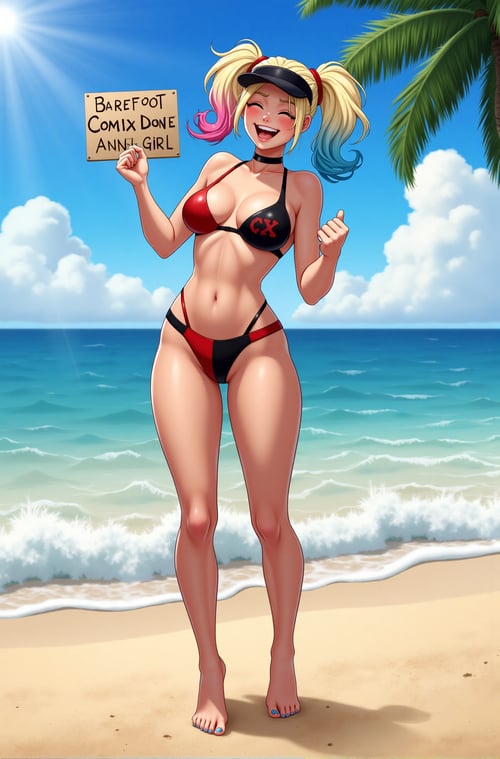 Barefoot Comix Anime Girl  by Mudge on Tensor.Art