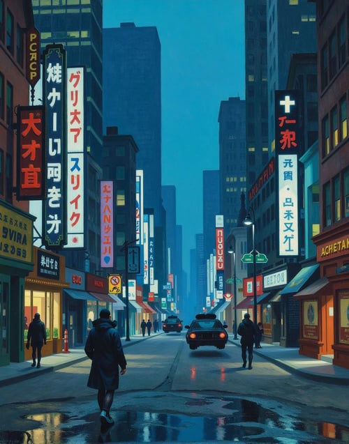 Edward Hopper Style for FLUX by Clumsy_Trainer on Tensor.Art