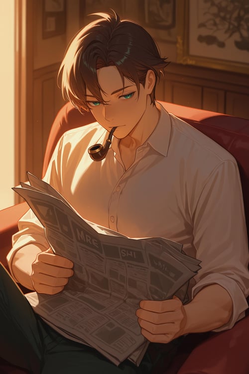 (IL Object) Smoking Pipe (detective) | 烟斗 | パイプ by Akiseki on Tensor.Art