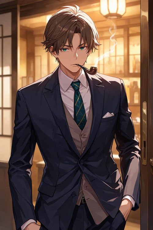 (IL Object) Smoking Pipe (detective) | 烟斗 | パイプ by Akiseki on Tensor.Art