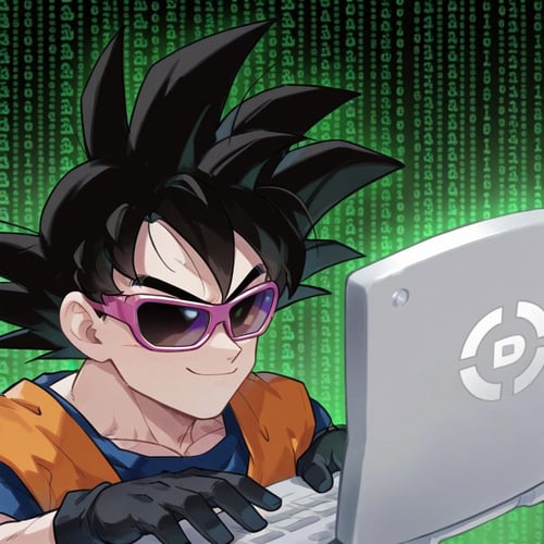 Black Hackerman I Meme Pose Concept I IllustriousXL and NoobAI by AndroidXL on Tensor.Art