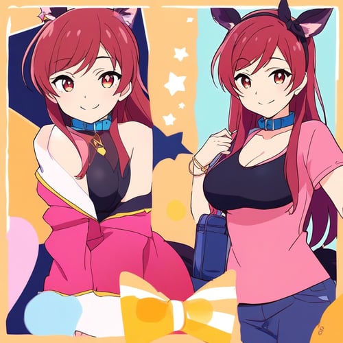 twin pink test by DRsigma on Tensor.Art