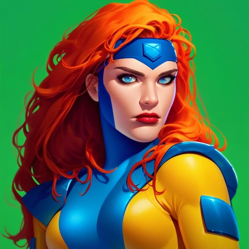 Jean Grey X-men Pony XL by Collapsed_Dreams on Tensor.Art