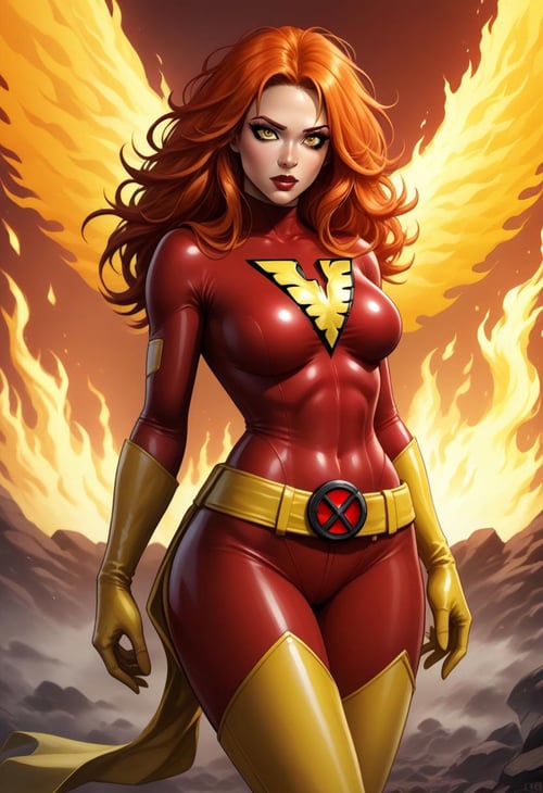 Jean Grey X-men Pony XL by Collapsed_Dreams on Tensor.Art
