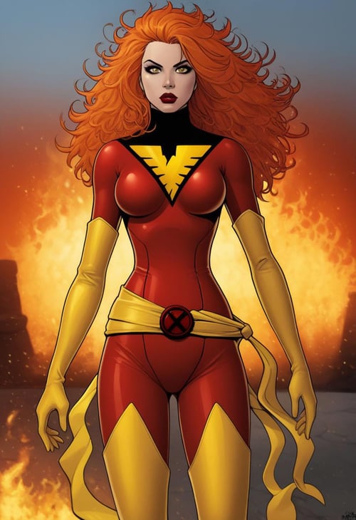 Jean Grey X-men Pony XL by Collapsed_Dreams on Tensor.Art