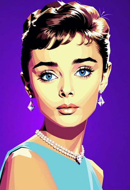 Prismatic Low Poly Vector Portraits by Collapsed_Dreams on Tensor.Art