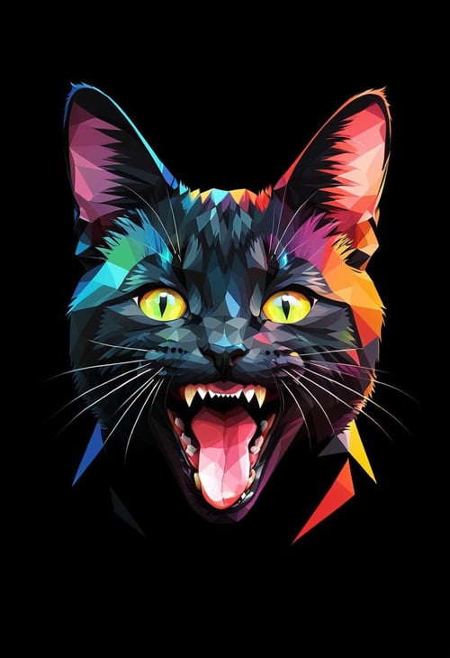Prismatic Low Poly Vector Portraits by Collapsed_Dreams on Tensor.Art