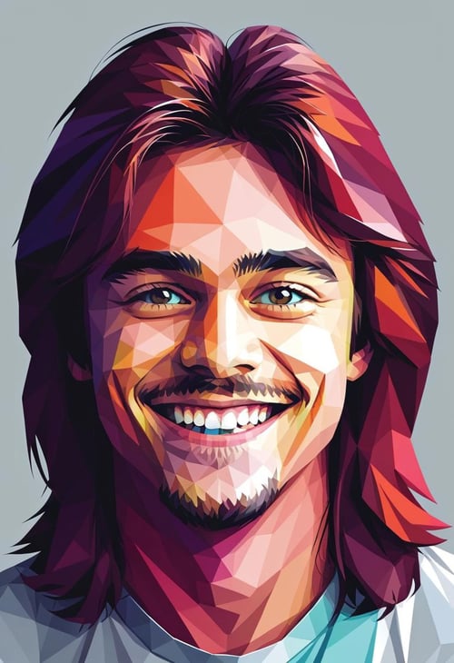 Prismatic Low Poly Vector Portraits by Collapsed_Dreams on Tensor.Art