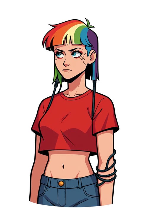 2d Cartoon Vector PDXL by Collapsed_Dreams on Tensor.Art