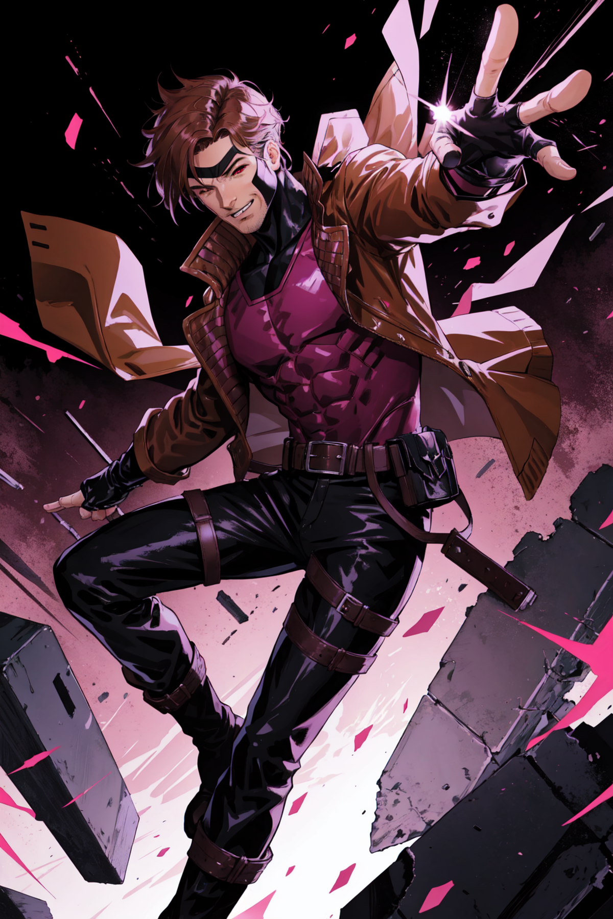 Remy Lebeau of X-men (GAMBIT) - v4 by Collapsed_Dreams on Tensor.Art