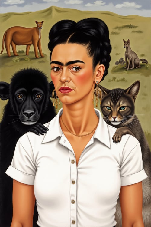 Frida Kahlo art style by pp_trusii on Tensor.Art