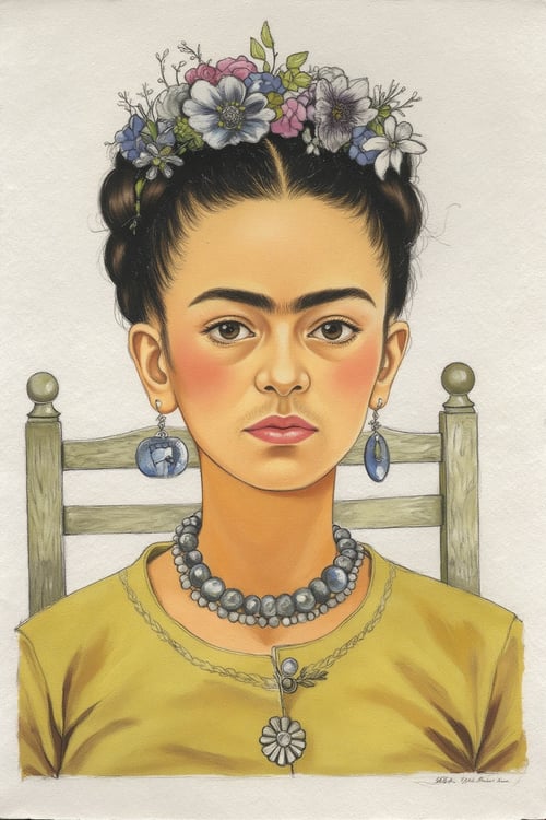 Frida Kahlo art style by pp_trusii on Tensor.Art