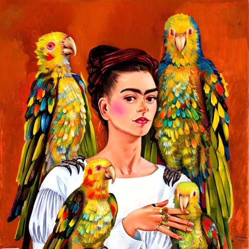 Frida Kahlo art style by pp_trusii on Tensor.Art