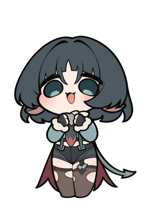 O2H2_OH4 I Chibi Art Style I IllustriousXL and NoobAI by AndroidXL on Tensor.Art