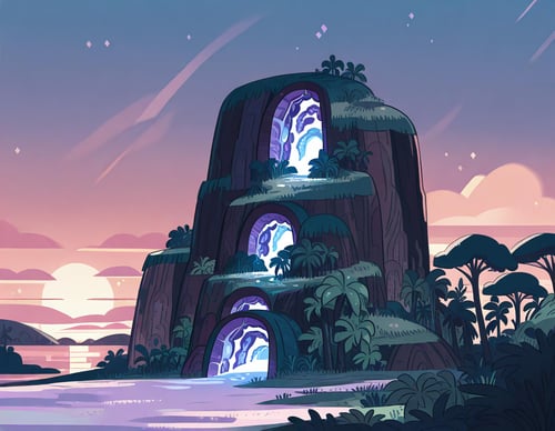 Steven Universe Style Backgrounds - Illustrious by BooLooBoo on Tensor.Art