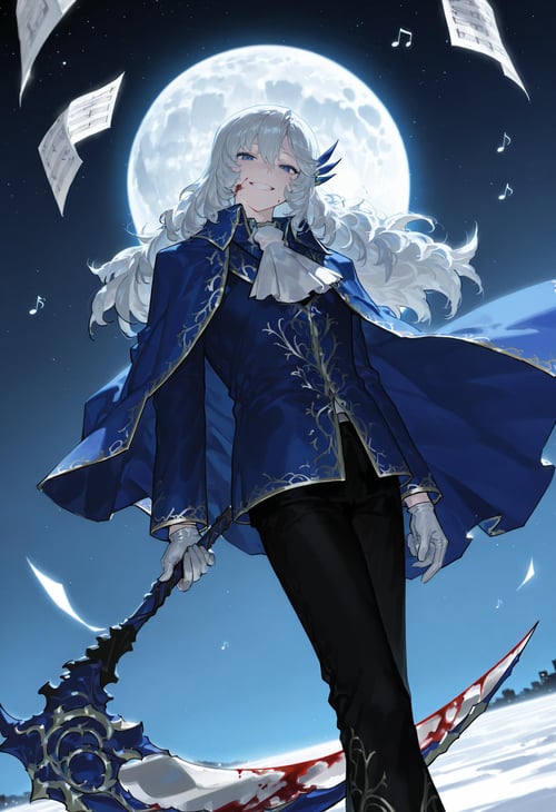 (ILXL) Argalia - The Blue Reverberation  [Library of Ruina] by zoca on Tensor.Art