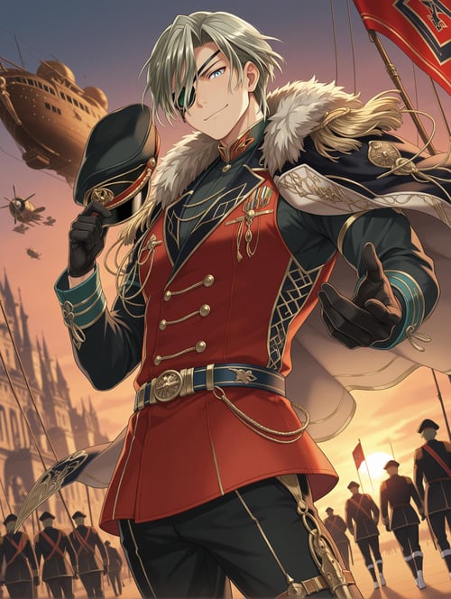 (ILXL) Dietrich Berg / ディートリヒ・ベルク [黒猫のウィズ] by zoca on Tensor.Art