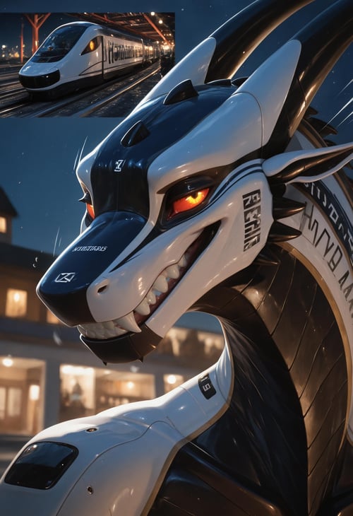 How To Dragon Your Train (Concept) [Illustrious / Pony] by Otter_Enjoyer on Tensor.Art