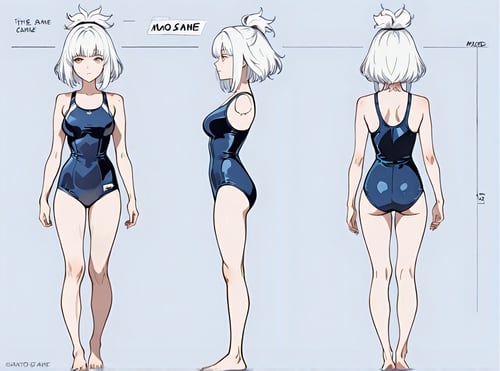 Model Sheet - turnaround - Character design by Oliver DR on Tensor.Art