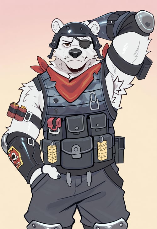 Polar Patroller (Fortnite) | Полярный Патрульный (Фортнайт) [Pony / Illustrious] by Not_So_Saint_Dog on Tensor.Art