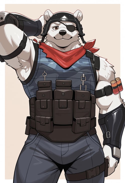 Polar Patroller (Fortnite) | Полярный Патрульный (Фортнайт) [Pony / Illustrious] by Not_So_Saint_Dog on Tensor.Art