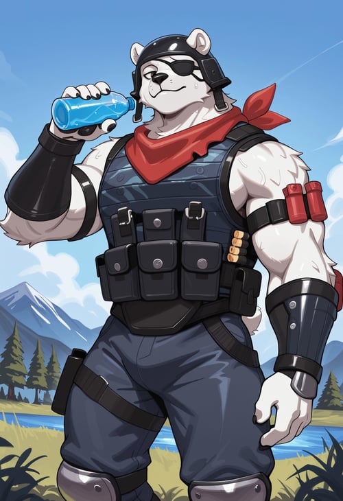 Polar Patroller (Fortnite) | Полярный Патрульный (Фортнайт) [Pony / Illustrious] by Not_So_Saint_Dog on Tensor.Art