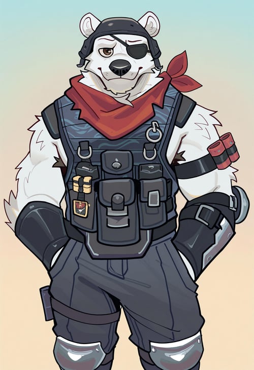 Polar Patroller (Fortnite) | Полярный Патрульный (Фортнайт) [Pony / Illustrious] by Not_So_Saint_Dog on Tensor.Art