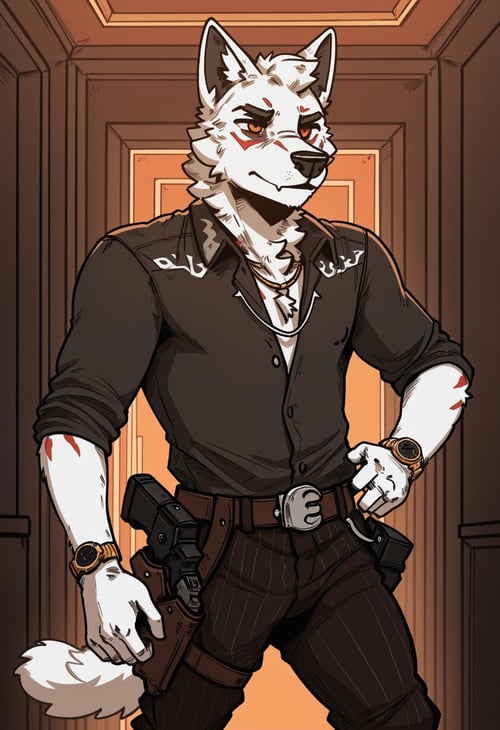 Fletcher Kane (Fortnite) | Флетчер Кейн (Фортнайт) [Pony / Illustrious] by Not_So_Saint_Dog on Tensor.Art