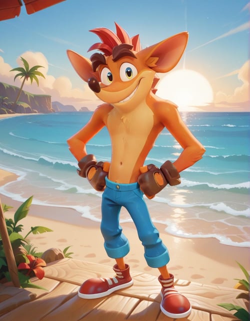 Crash Bandicoot (crash 4) - Illustrious by GallantScythe on Tensor.Art