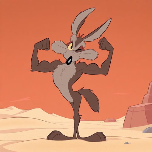 Wile E. Coyote - Illustrious by GallantScythe on Tensor.Art