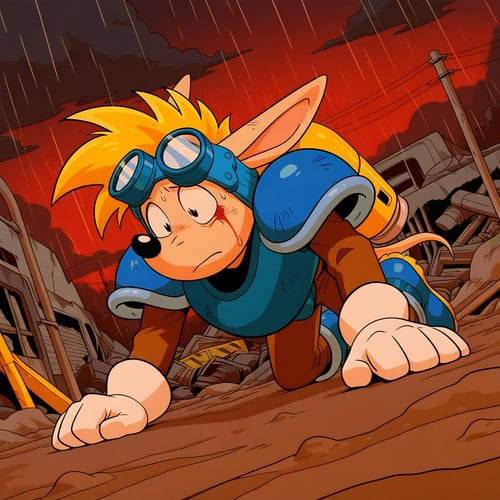 Sparkster (Rocket Knight Adventures) - Illustrious by GallantScythe on Tensor.Art