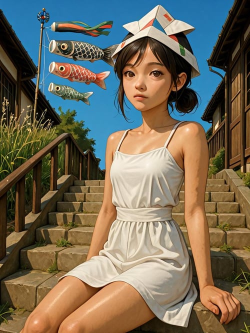 Koinobori (鯉のぼり) by 鬼畫符 on Tensor.Art