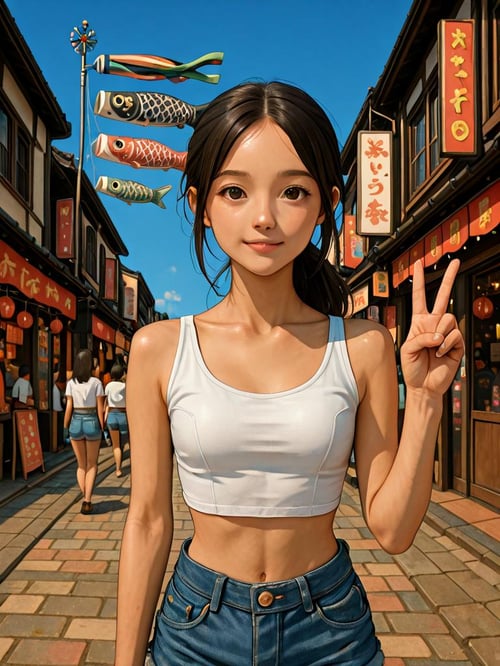 Koinobori (鯉のぼり) by 鬼畫符 on Tensor.Art