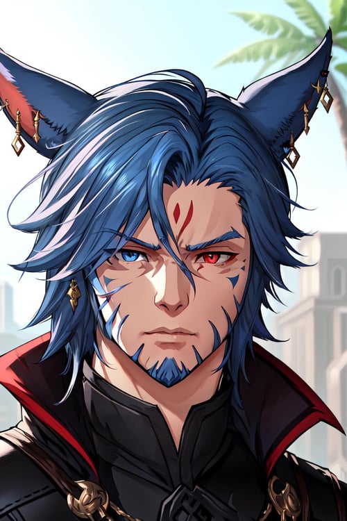 Male Miqote - FFXIV (LORA) - v1.5 by Collapsed_Dreams on Tensor.Art