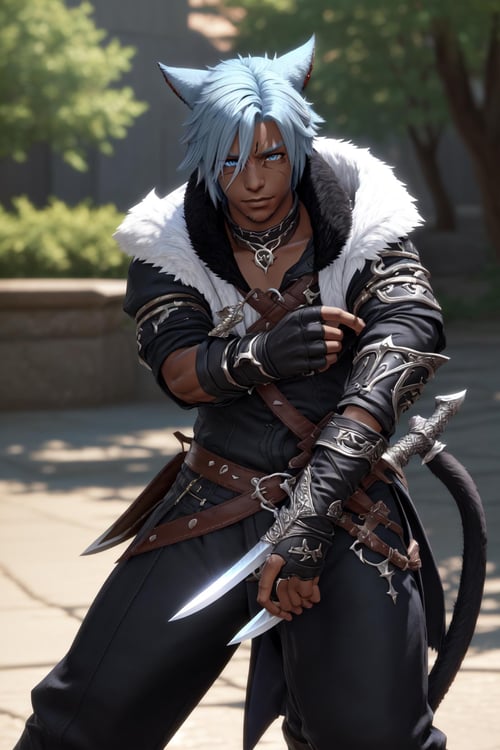 Male Miqote - FFXIV (LORA) - v1.5 by Collapsed_Dreams on Tensor.Art