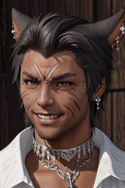 Male Miqote - FFXIV (LORA) - v1.5 by Collapsed_Dreams on Tensor.Art