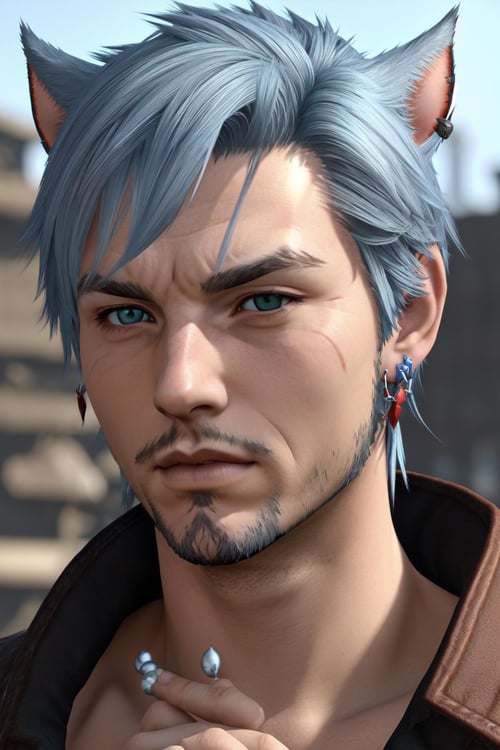 Male Miqote - FFXIV (LORA) - v1.5 by Collapsed_Dreams on Tensor.Art