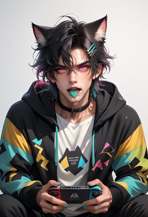 Final Fantasy XIV Male Miqo'te Pony by Collapsed_Dreams on Tensor.Art