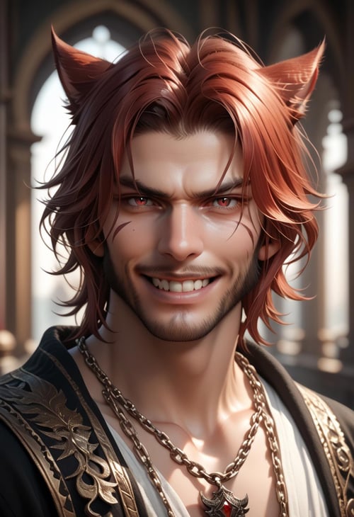 Final Fantasy XIV Male Miqo'te Pony by Collapsed_Dreams on Tensor.Art
