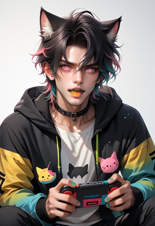 Final Fantasy XIV Male Miqo'te Pony by Collapsed_Dreams on Tensor.Art