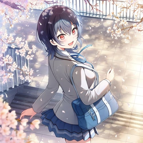 Umi Asanagi 朝凪 海 - クラスで2番目に可愛い女の子と友だちになった by AIIKO on Tensor.Art